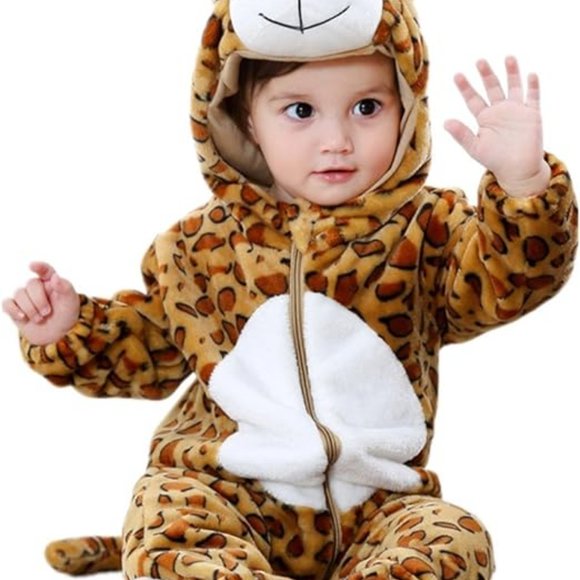 Leopard Costume for Baby Kids - Adorable Halloween Costume for a Wildly Fun - Picture 2 of 3